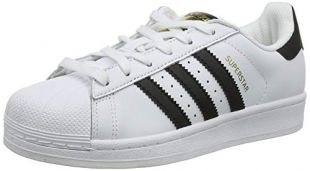 adidas Originals Men's Superstar Shoe Running Core Black/White, 11 M US