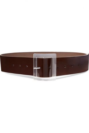Patent-Leather Waist Belt