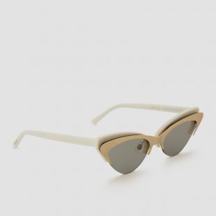 Cat Eye Layer Cake Sunglasses in Tres Leches