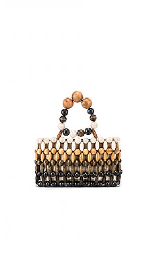 Bamboo Bead Cora Clutch