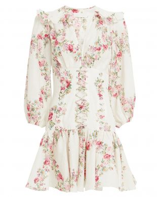 Honour Corset Floral Mini Dress