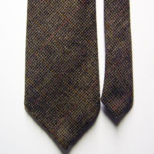 Vintage Polo Ralph Lauren laine Tweed Tie - vitre subtil motif cravate