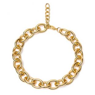 Chunky Chain Necklace - Chunky Gold Necklace Thick Chain Necklace Choker Trendy Necklaces Cable Link Chain Choker Chunky Necklace for Women Punk Necklace for Girls Metal Fashion Cuban Link Chain Curb Link Chunky Chain Choker (Gold)