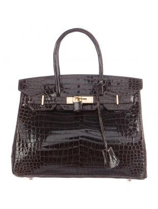 Birkin Bag in Bordeaux Crocodile