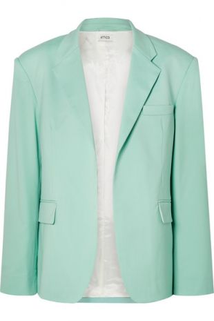 Wool-Blend Gabardine Blazer