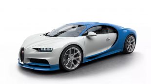Bugatti Chiron in white