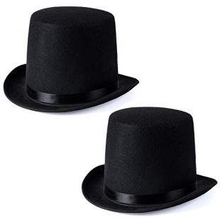 Black Felt Adult Size Top Costume Hat