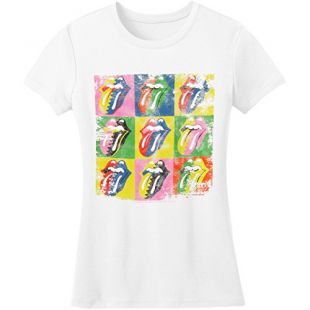 Bravado  Juniors Rolling Stones: Warhol Tongue Skinny T-Shirt