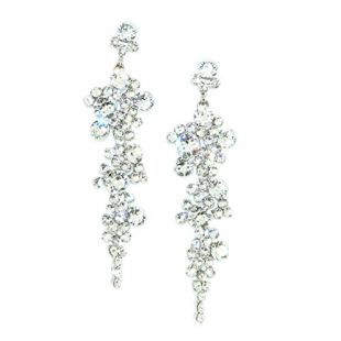 Cascading Crystal Chandelier Earrings
