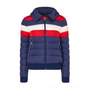 Padded Queenie Jacket Navy Rainbow
