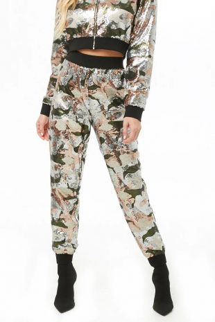 sequin joggers forever 21