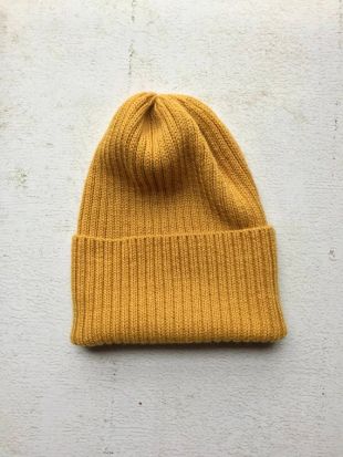 Côtelé, chapeau de pêcheur de côtes, Watchman Bonnet, pli sur le bord, à revers chapeau, bonnet de Ski, chapeau moutarde, Watch Cap, bonnet tricot, bonnet jaune