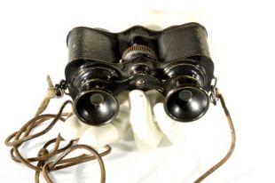 Domaine antique jumelles - noir deux tons Antique binoculaire cas - Jacques FT Paris fait jumelles