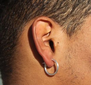 Hey Happiness MID PLAIN HOOP - Boucles d'oreilles - gold-coloured/doré - ZALANDO