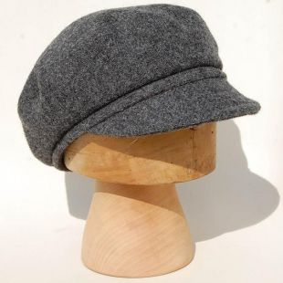 Bonnet en laine fait main Harris Tweed chapeau Français militant chapeau Gavroche travailleur chapeau de papa laine béret Français workwear ZUT de capuchon pointu œillères automne