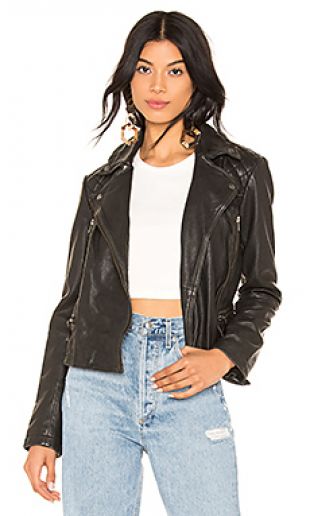 Cargo Leather Jacket