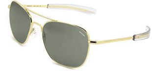 Randolph Sunglasses Aviator 23K Gold AGX 58 AF106 NEW