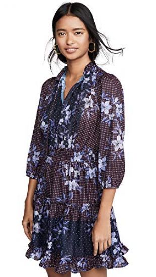Shoshanna Arlene Robe pour Femme - Bleu - 42