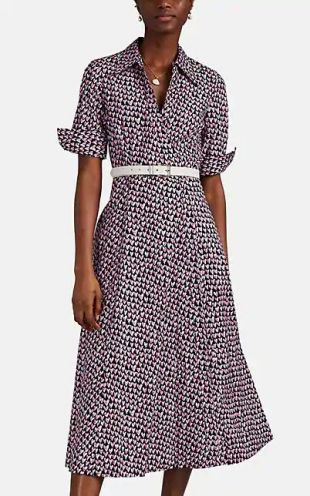 Pink Heart Print Dress