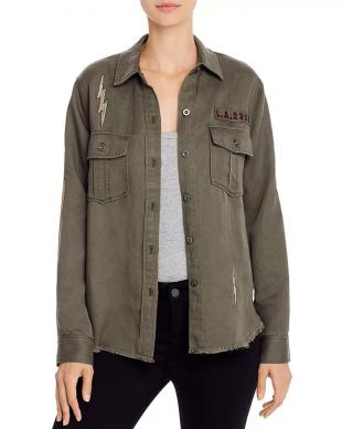 Chemise militaire olive