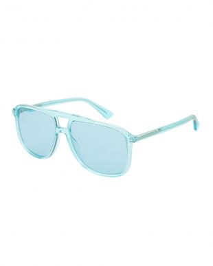 GG0262/S Transparent Blue Aviator Sunglasses | C21