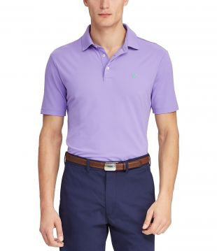 Solid Short-Sleeve Performance Polo Shirt