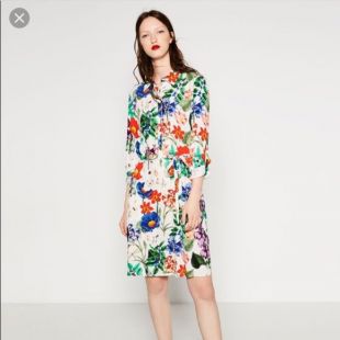 Floral Shirt Dress