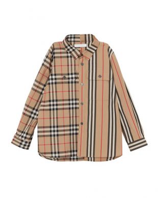 Amir Icon Stripe & Check Button-Down Shirt, Size 3-14