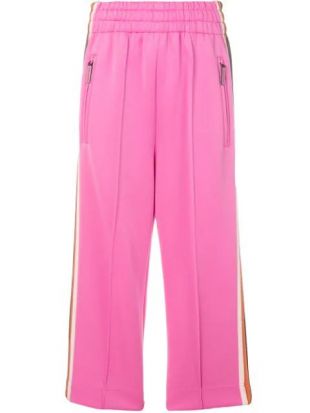 Cropped Track Trousers