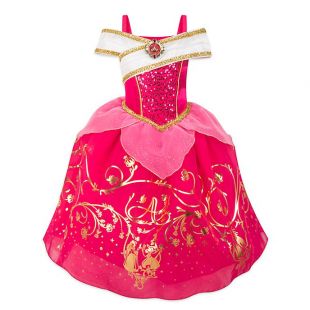 Disney Store Déguisement Aurore imprimé métallisé pour enfants, La Belle Au Bois Dormant
