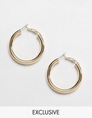 Créoles tubes en exclusivité - Doré