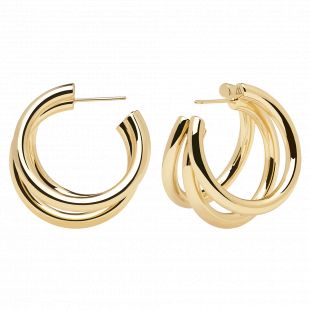 True gold earrings