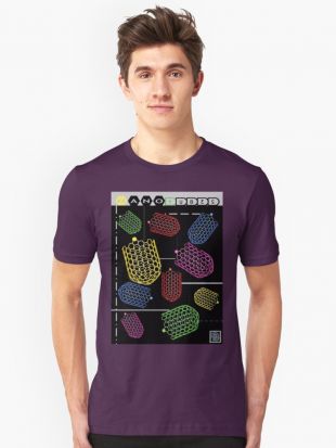 Nanotubes purple t-shirt