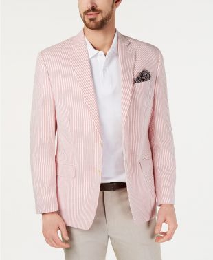 Lauren Ralph Lauren Men's UltraFlex Classic-Fit Seersucker Sport Coat