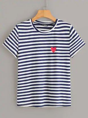 T-shirt à rayures
