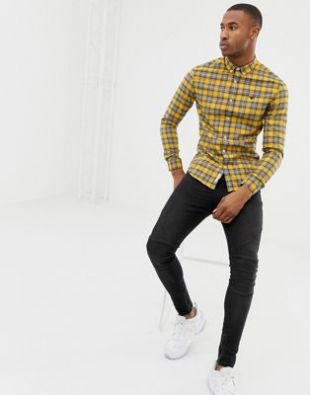 Chemise Cowboy River Island à Carreaux Rose/Gris Taille 12 - Manches Longues à Volants - Neuf