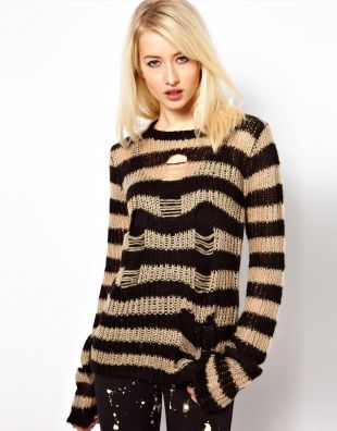 Ragged Striped Jumper