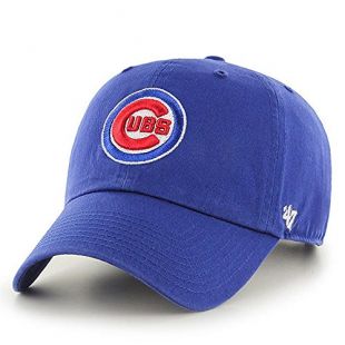 '47 Brand Chicago Cubs Clean Up MLB Dad Hat Cap Royal