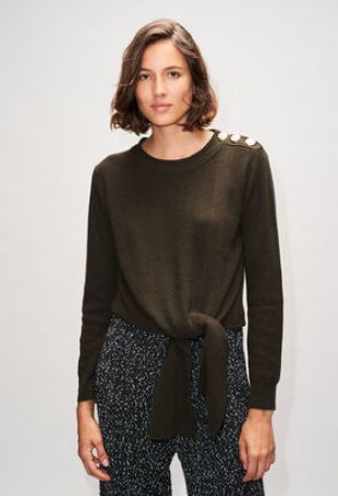 Pull claudie pierlot noeud new arrivals