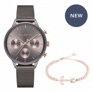 Grey Metallic et Anchor Spirit Or Rose Steel