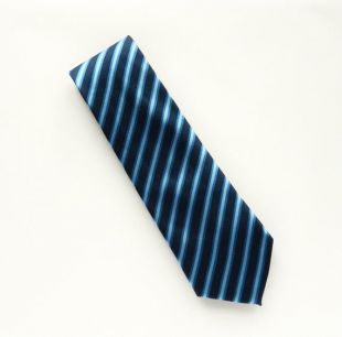 Cravate bleu marine rayures cravate bleu standard largeur bande de mariage palefreniers cravate