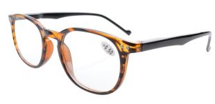 Eyekepper Spring Hinges 80's Classic Reading Glasses Amber +2.75
