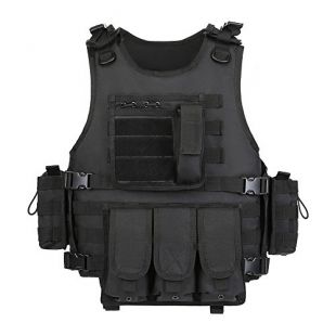 GZ XINXING Black Tactical Airsoft Paintball Vest