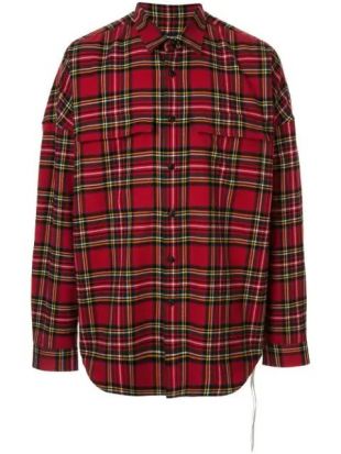 Oversized Plaid Shirt Mastermind World