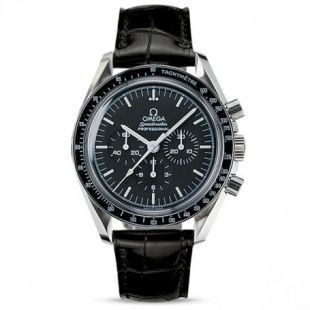 Omega Speedmaster Professional Moonwatch remontage manuel acier sur cuir