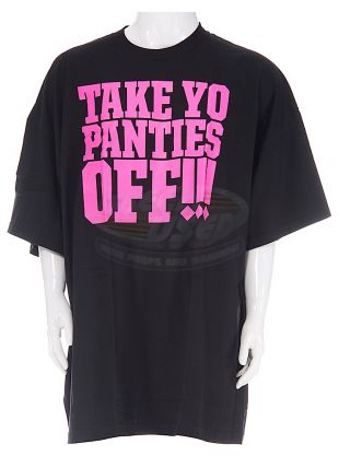 The true t-shirt Take Yo Panties Off!!! Craig Robinson in This is the end