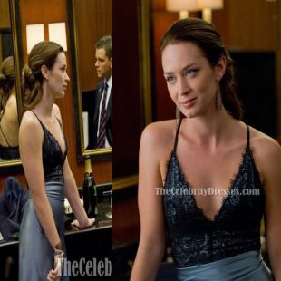 Blue Silk and dress Adjustment Bureau Inspired