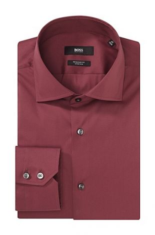Hugo Boss - Chemise Business Regular Fit « Gerald » avec col italien par BOSS