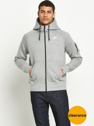 Nike - Nike Mens AW77 Fleece Full Zip Hoody