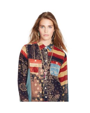 Denim & Supply Ralph Lauren Multicolor Stars-and-stripes Cotton Shirt